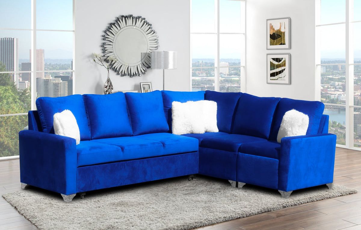CAD 6156 Sleeper Sectional - Customizable Made In Canada