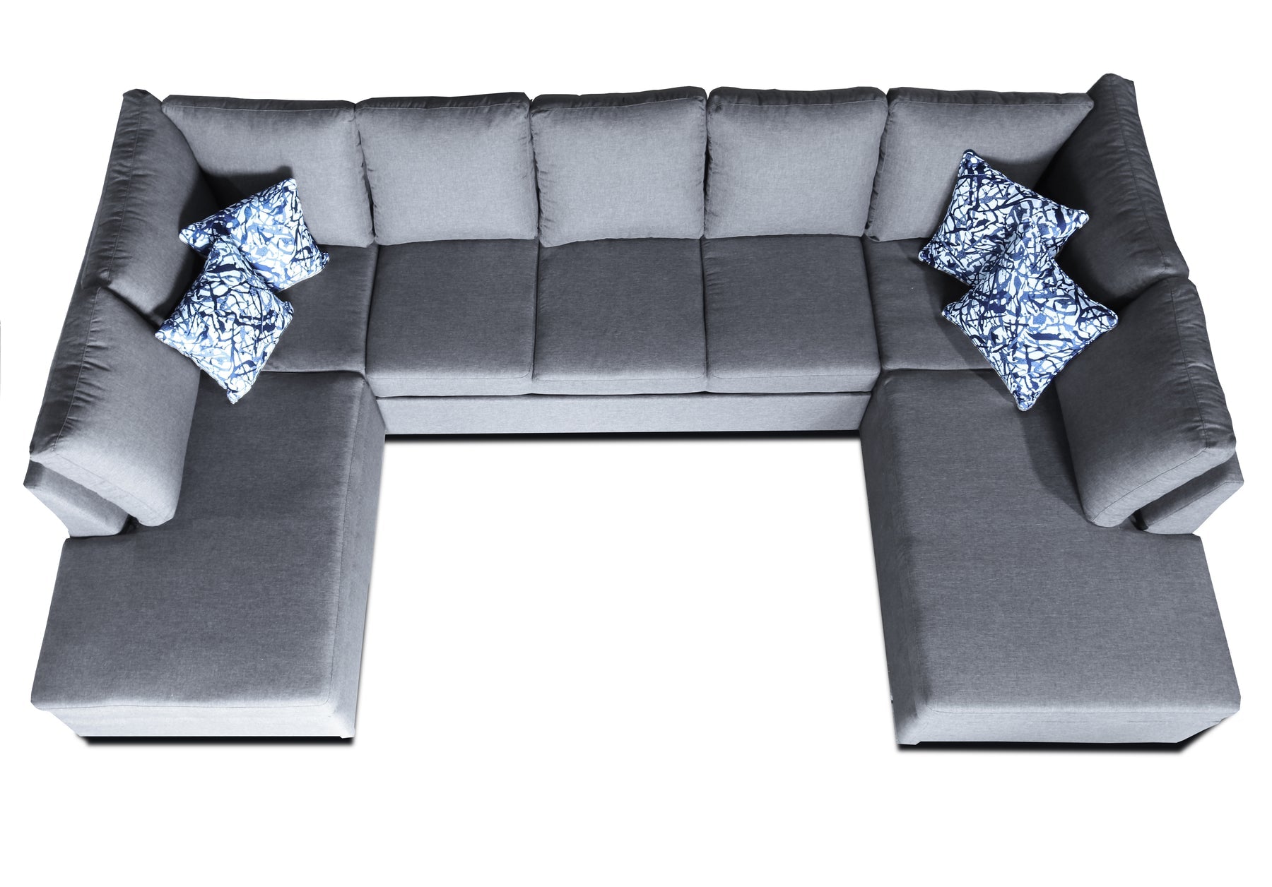 CAD6156 Sofa Bed U Shape - Customizable Configurations Available Made In Canada