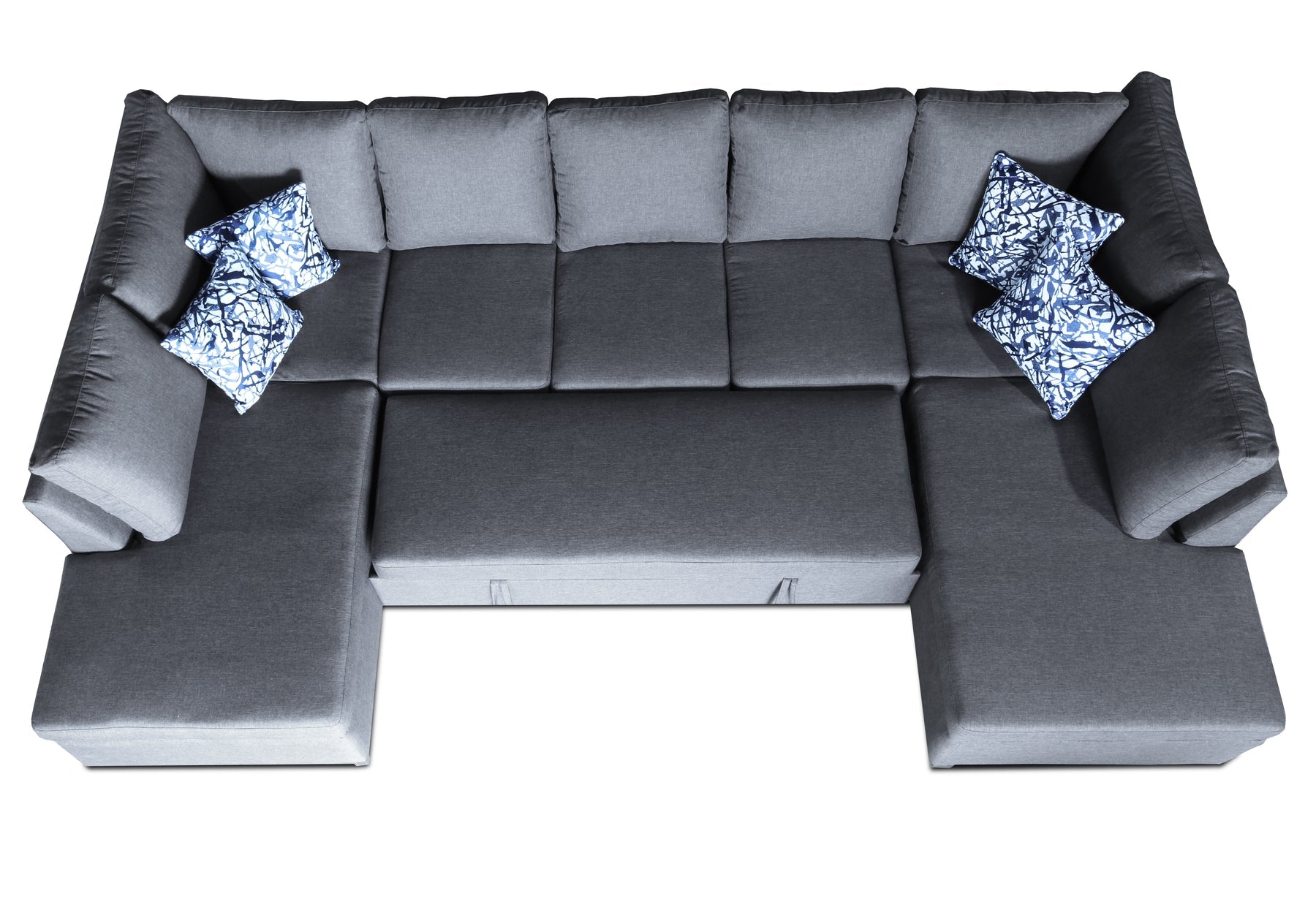 CAD6156 Sofa Bed U Shape - Customizable Configurations Available Made In Canada