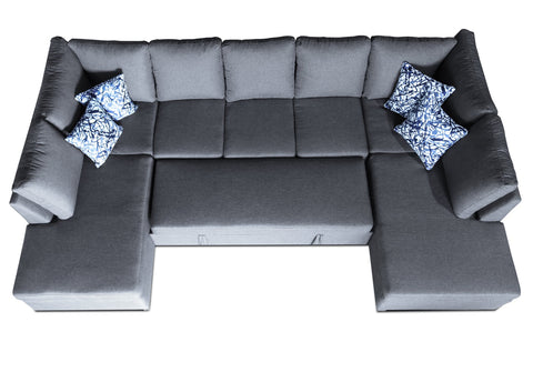 CAD6156 Sofa Bed U Shape - Customizable Configurations Available Made In Canada