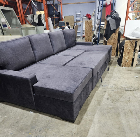 Brock Dual Chaise with Pull-out Bed
