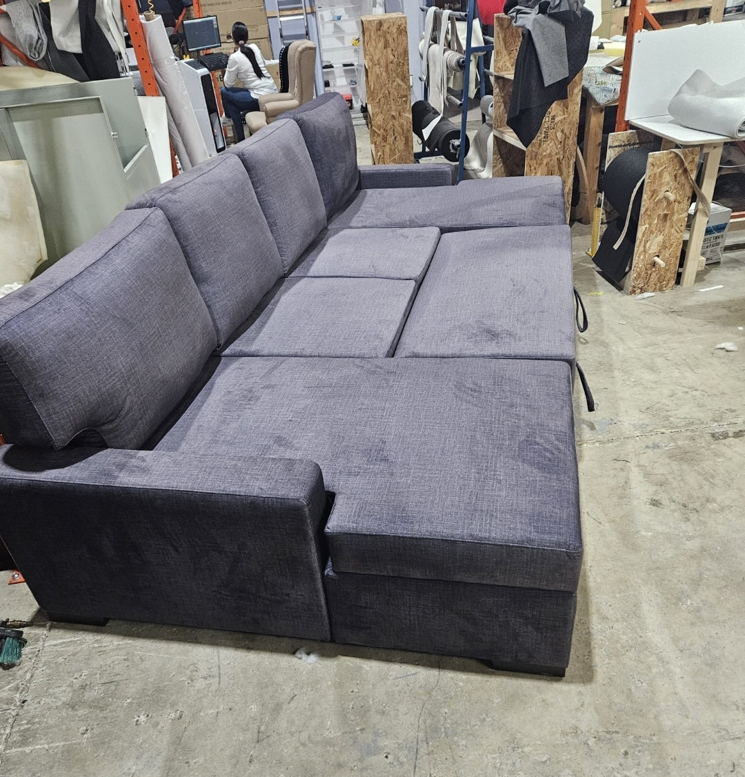 Brock Dual Chaise with Pull-out Bed