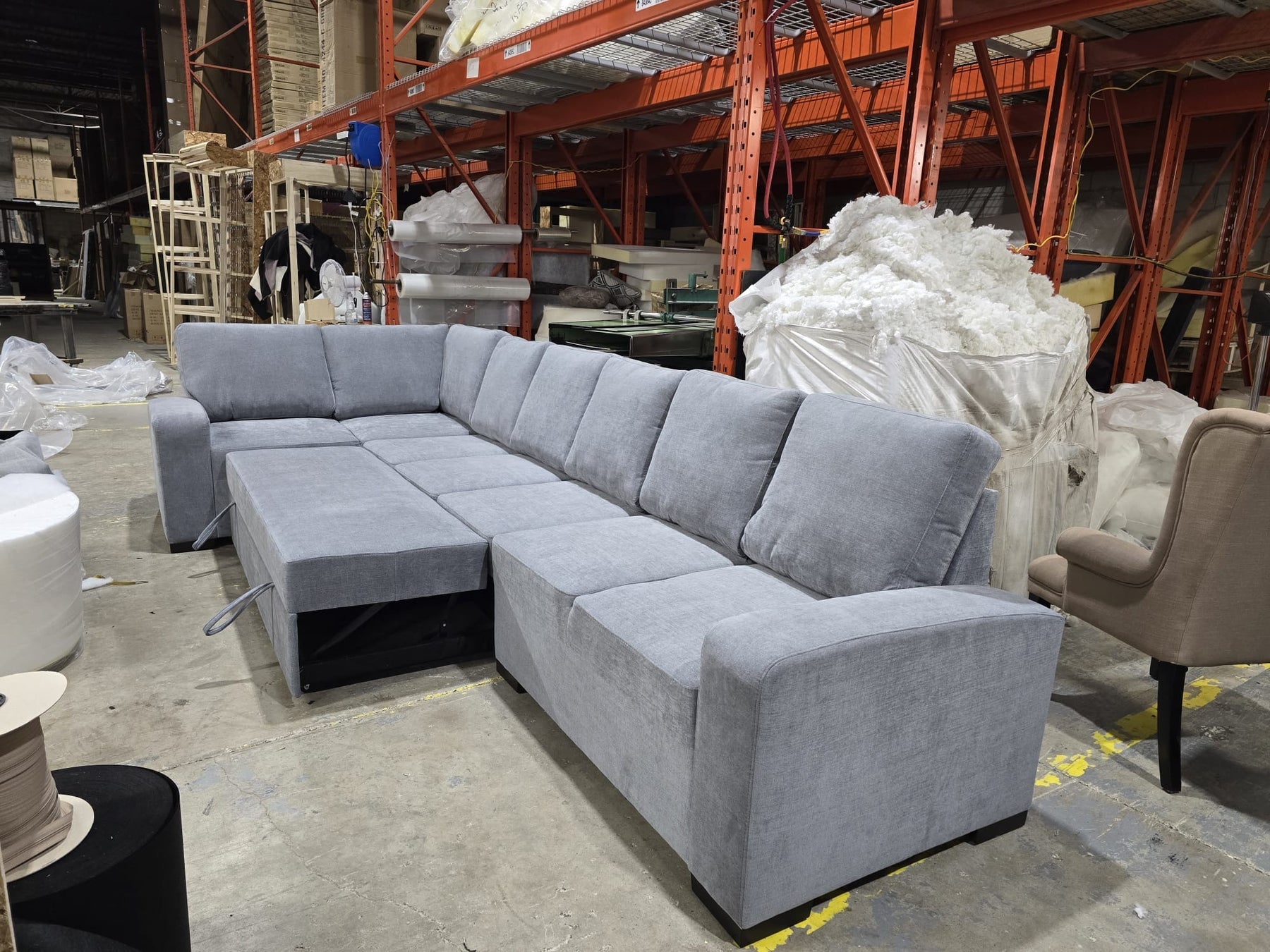 Brock Selection 6262 Arms Grey Fabric
