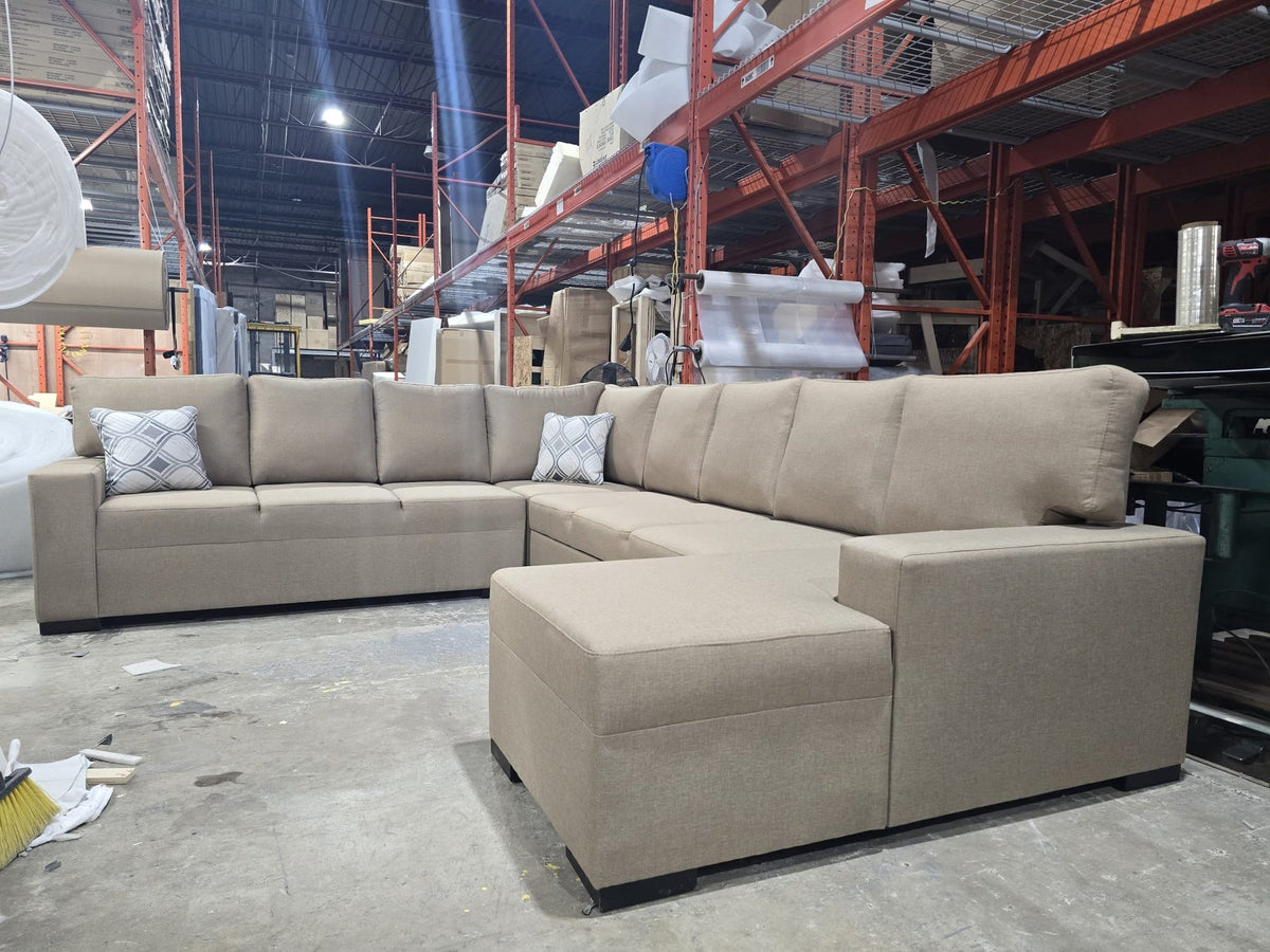 Brock Selection with T Chaise Storage