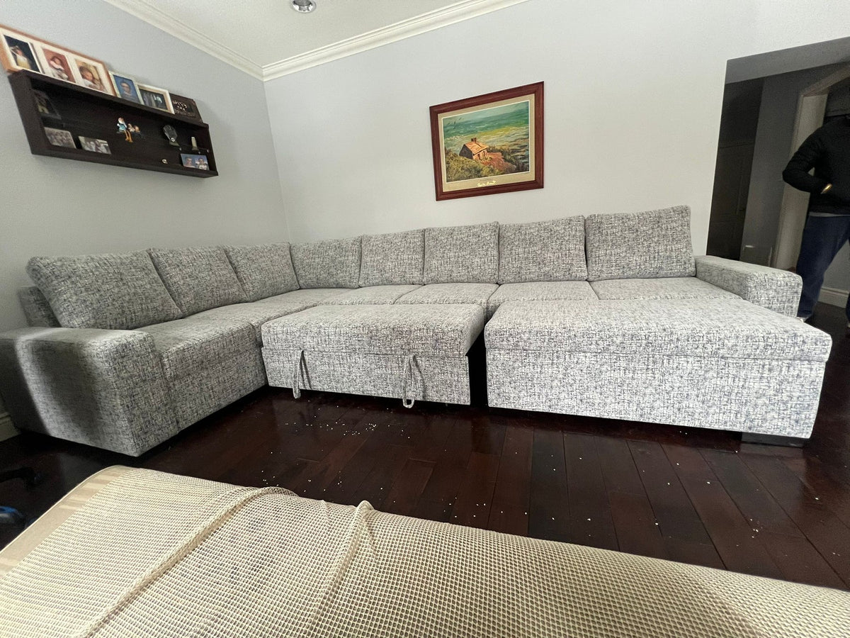Brock Selection With Extra Storage Ottoman
