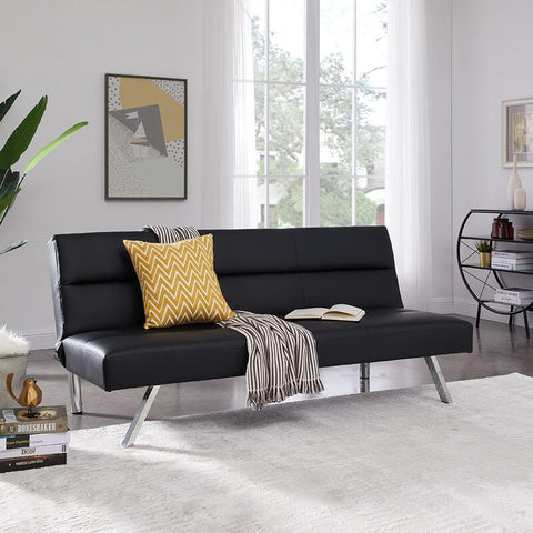 Zoe Click Clack Sofa Bed (Black)